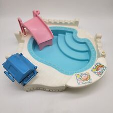 Fisher Price Loving Family Dream casa de bonecas churrasqueira piscina corrediça, usado comprar usado  Enviando para Brazil