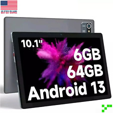 Tablet Android 13 - 10 Pulgadas - Gris - 6GB RAM 64GB Almacenamiento - Cuatro Núcleos 1280×800 HD segunda mano  Embacar hacia Argentina