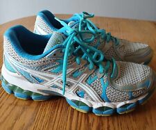 Tênis de corrida Asics Gel Nimbus16 T485N feminino tamanho 8 azul cinza comprar usado  Enviando para Brazil