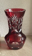 Kristallglas vase rubin gebraucht kaufen  Simbach a.Inn