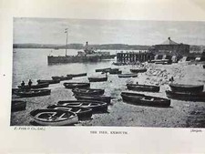 Exmouth pier 1930s for sale  DUNFERMLINE