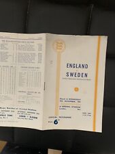 1947 england sweden for sale  HUNTINGDON