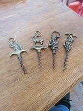Vintage brass corkscrews for sale  LAUNCESTON