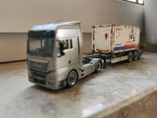 Herpa,MAN Tgx, 20 Ft. Container, Gealtert, Verschmutzt , TOP, Umbau, 1:87, usado comprar usado  Enviando para Brazil