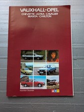 Vauxhall 1982 range for sale  LITTLEHAMPTON
