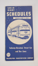 Carrinho de ônibus Street Car Guide EUA Philadelphia Transport Co. 1º de junho de 1944 comprar usado  Enviando para Brazil