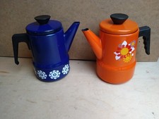 Kaffeekanne gießkanne emaille gebraucht kaufen  Wildenfels