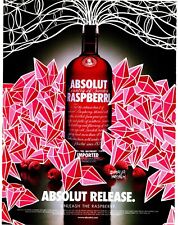 PTP110 REVISTA ANÚNCIO 11X8" ABSOLUT RASPBERRI VODKA comprar usado  Enviando para Brazil