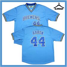 Camiseta Milwaukee Brewers Baseball Jersey Majestic XXXL 3XL Away Kit Camisa MLB 1970s N25 comprar usado  Enviando para Brazil