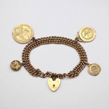 antique gold bracelets for sale  LEEDS