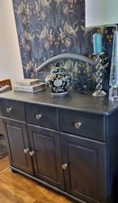 Dark grey sideboard for sale  ROMFORD