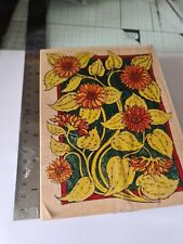 Daffodil wooden stamp for sale  MOTHERWELL