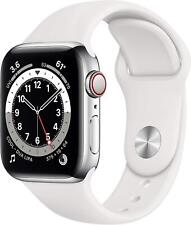 Apple Watch Series 6 aço inoxidável 44MM - Prata/branco - 4G - A2376 comprar usado  Enviando para Brazil