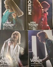 ABBA VOYAGE London, Werbeposter ABBATARE, 27.5.2025, DIN A 3, Metro-Zeitung na sprzedaż  Wysyłka do Poland