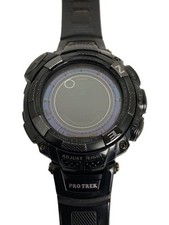 Relógio digital solar resistente CASIO PRG-130Y PRO TREK preto excelente JAPÃO comprar usado  Enviando para Brazil