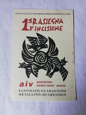 Cartolina rassegna incisione usato  Monfalcone