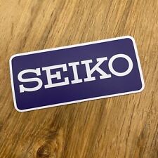 Seiko sticker blue for sale  Clover