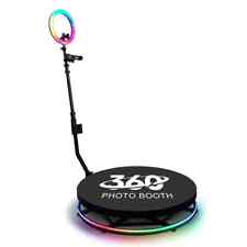 Usado, Cabine fotográfica automática giratória 80cm 360 cabine de vídeo selfie ajustável Reino Unido comprar usado  Enviando para Brazil