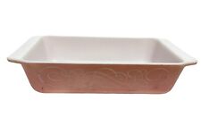 Pyrex pink scroll for sale  Shipping to Ireland