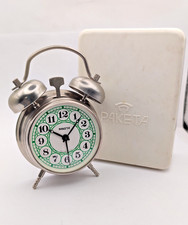 Usado, RAKETA Mini Despertador com Sinos Vintage Relógio de Mesa Caixa Colecionável URSS comprar usado  Enviando para Brazil