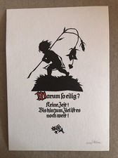 Motivkarte scherenschnitt pfle gebraucht kaufen  Burkau