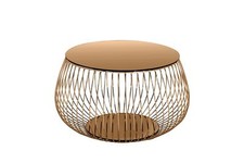 Couchtisch ø72cm metallkorb gebraucht kaufen  Neumünster