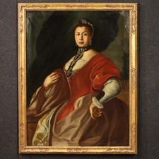 Ritratto dama antico usato  Italia