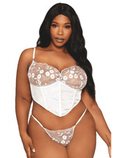 Bustier blanc armatures d'occasion  France