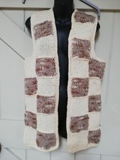 Hand knitted sleeveless for sale  NEWCASTLE EMLYN