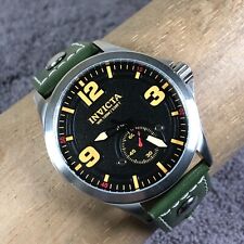 Invicta Aviator relógio de quartzo masculino 22520 segundos ponteiros couro 44mm 8 1/4", usado comprar usado  Enviando para Brazil