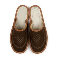 Mens leather slippers for sale  BRACKNELL