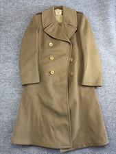 Sobretudo masculino vintage oficial Wimbledon 38 lã castor genuíno militar anos 50, usado comprar usado  Enviando para Brazil