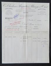 Billhead invoice nantes d'occasion  Expédié en Belgium
