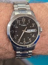 Relógio de pulso masculino calendário Working Timex Indiglo South Street T2M932 / edição de pulseira comprar usado  Enviando para Brazil