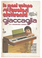 Pubblicità 1973 giaccaglia usato  Casalpusterlengo
