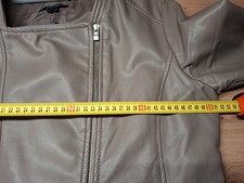 Lederjacke imitatgr schlamm gebraucht kaufen  Dettingen unter Teck