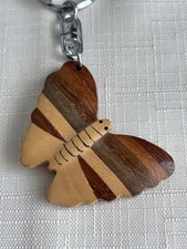 Vintage wooden keyring for sale  LIVERPOOL