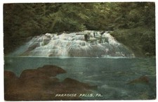 Cartão postal vintage Paradise Falls Pensilvânia ~ cachoeira ~ GV Millar 1913 comprar usado  Enviando para Brazil