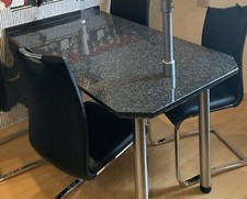 Granittisch schwarz nero gebraucht kaufen  Gera