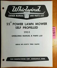 Toro whirlwind 1951 for sale  Niagara Falls