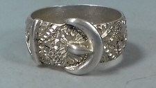 Victorian silver buckle for sale  LOUGHBOROUGH