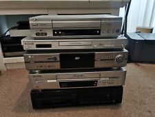 Lote de trabalho VHS videocassete DVD combo player x Panasonic. LG e Sony_não testado comprar usado  Enviando para Brazil