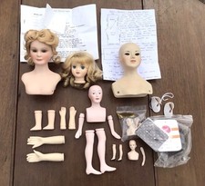 Porcelain doll heads for sale  MAIDENHEAD