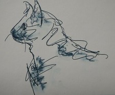 Pen ink scribble for sale  ABERYSTWYTH