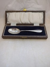 Solid silver christening for sale  YORK