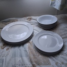White 12pc dinner for sale  EXETER