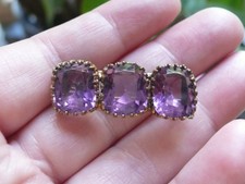 Edwardian paste amethyst for sale  LONDON