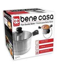 Molde de flan Bene Casa Aluminun fervura dupla com tampa de vidro (1,6 litros) comprar usado  Enviando para Brazil