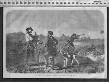 G313 / GRAVURE 1877 /  L OUVERTURE DE LA CHASSE  PAR NEUVILLE comprar usado  Enviando para Brazil