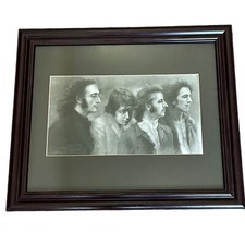 Beatles print black for sale  Elk Grove